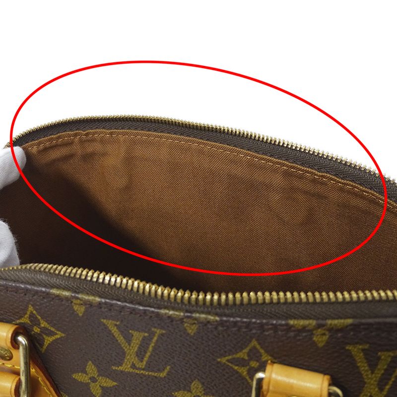 Louis Vuitton Bag Monogram Women's Branded Handbag Alma M51130 Brown Fashionable