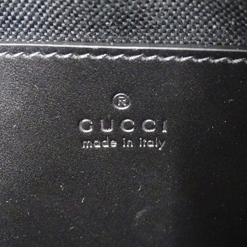 Gucci Bag Women's Brand Shoulder Bag GG Marmont Leather Black 447632 Black