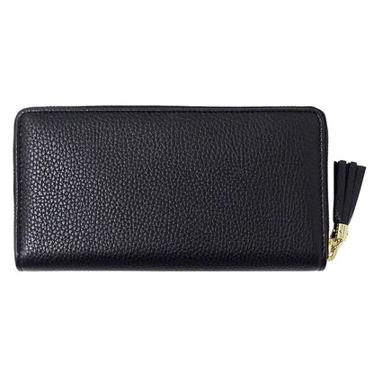 Gucci Wallet Women Men Branded Long Wallet Soho Leather Black 598187 Black