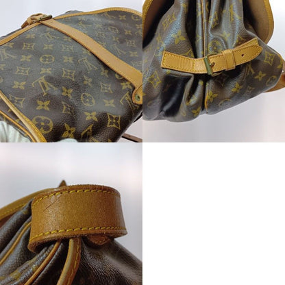 Louis Vuitton Monogram Saumur 35 Shoulder Bag M42254 Brown