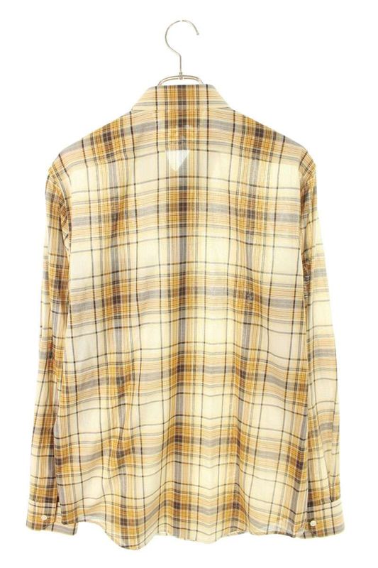 Celine 25AW 2c9820w22 Triomphe Loose Check Long Sleeve Shirt Men 39