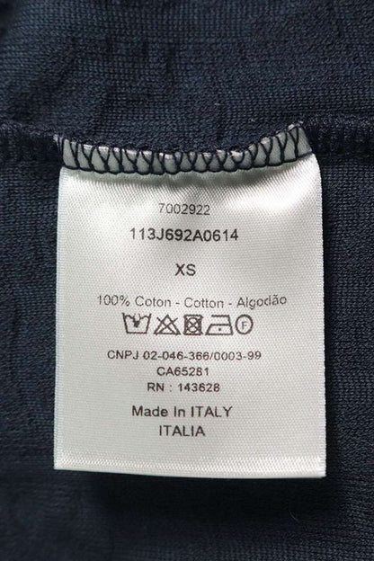 Dior 113j692a0614 Oblique All Over Pile T-shirt Men's XS