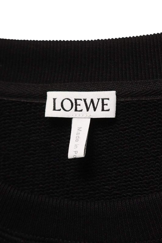 Loewe 25AW H526y24x63 Logo Embroidery Sweatshirt Men's S
