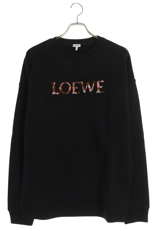 Loewe 25AW H526y24x63 Logo Embroidery Sweatshirt Men's S