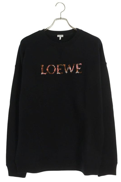 Loewe 25AW H526y24x63 Logo Embroidery Sweatshirt Men's S