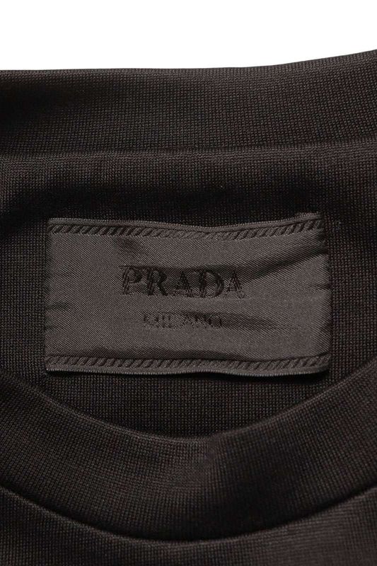 Prada Ujl90b Technical Cotton Sweatshirt Men's L