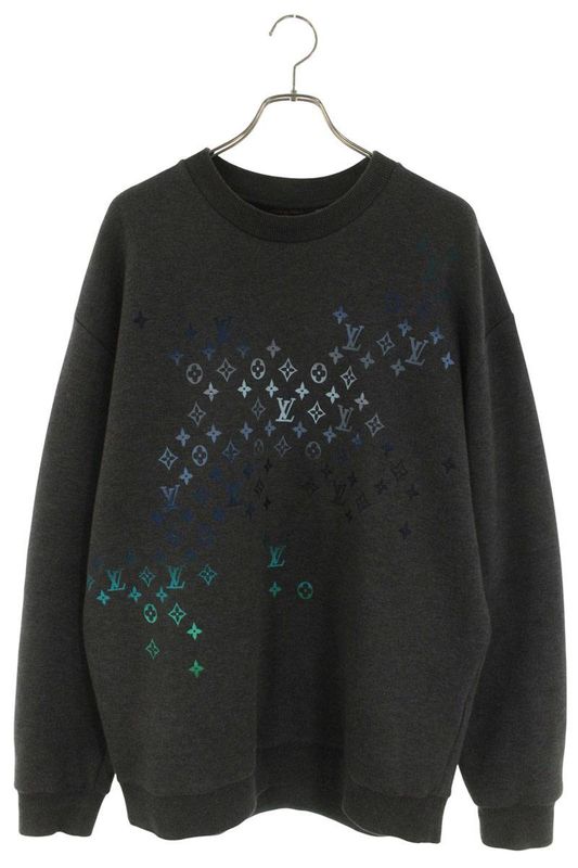 Louis Vuitton 24AW Rm242mq JUJ Hqy31w Gradient Monogram Embroidered Sweatshirt