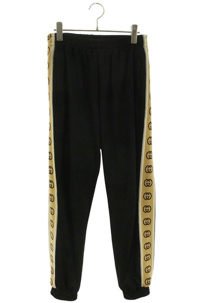 Gucci 598858 Xjbz8 Side Logo Wool Track Long Pants Men's XS