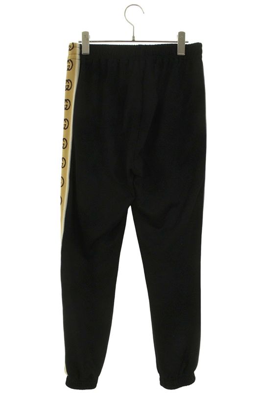 Gucci 598858 Xjbz8 Side Logo Wool Track Long Pants Men's XS
