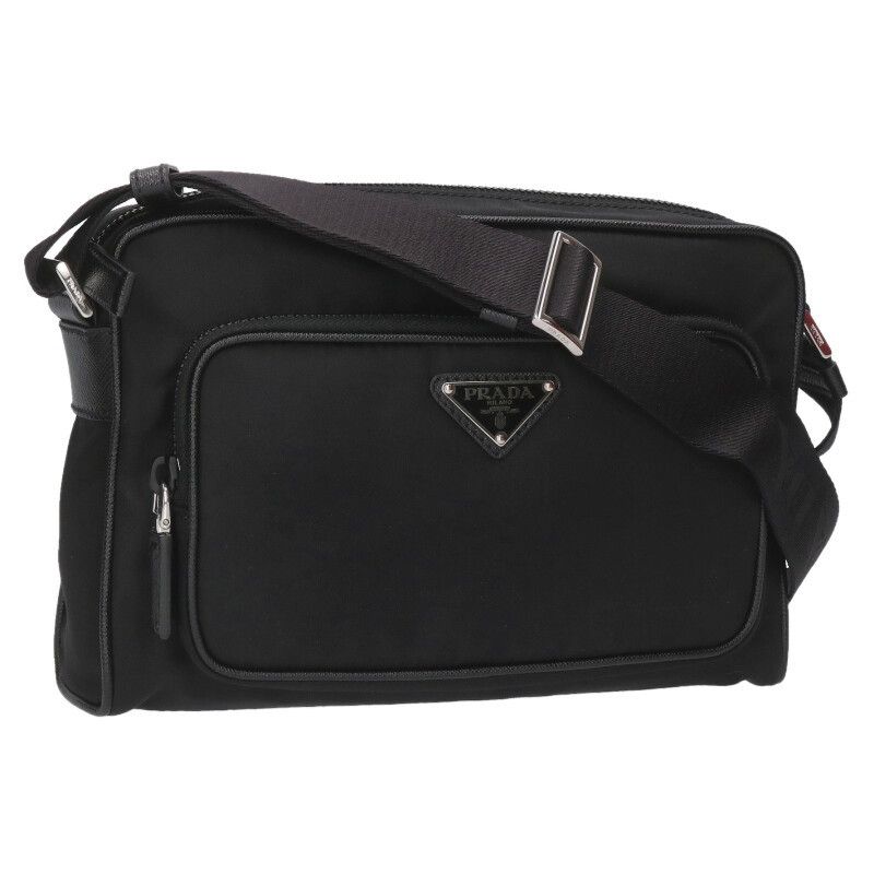 Prada 2vh190 Small Re-nylon Saffiano Leather Shoulder Bag Men's