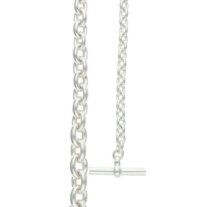 Hermes Crescendo Cles Crescendo Silver Necklace Men Long