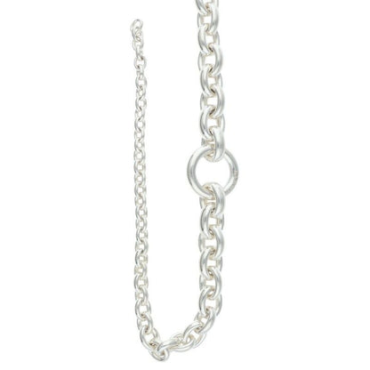 Hermes Crescendo Cles Crescendo Silver Necklace Men Long