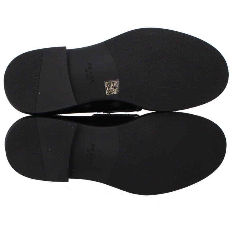 Prada 2de127 Chocolate Brushed Leather Loafer Men's 11