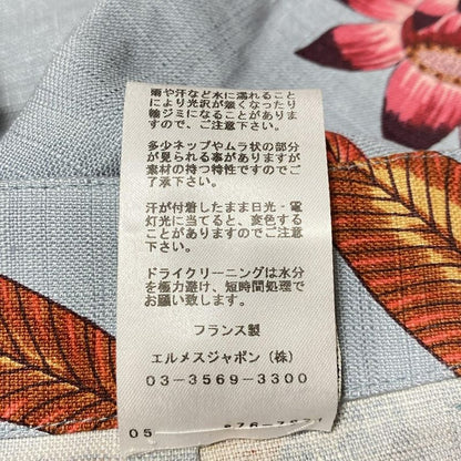 Hermes Shorts Size 38 M Women's Beautiful - Light Blue X Pink X Multi Floral