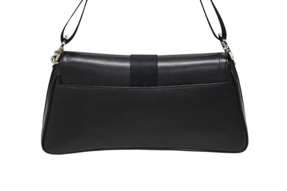 Dior Galliano Era Hardcore Shoulder Bag Rhinestone Leather Black — view 3