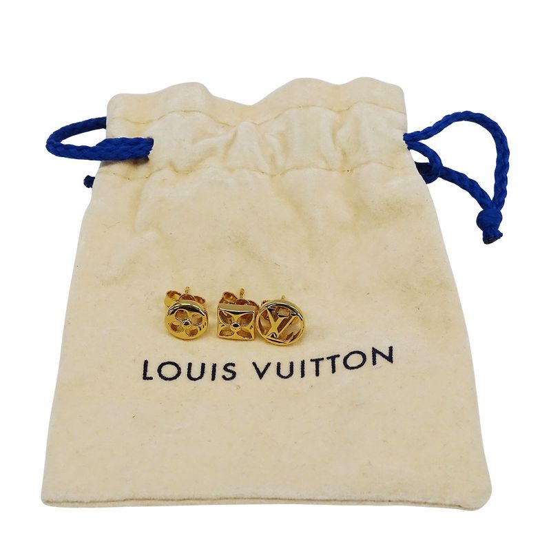 Louis Vuitton Earrings Women's Brand Monogram Earrings And Cles Izzy In Lock