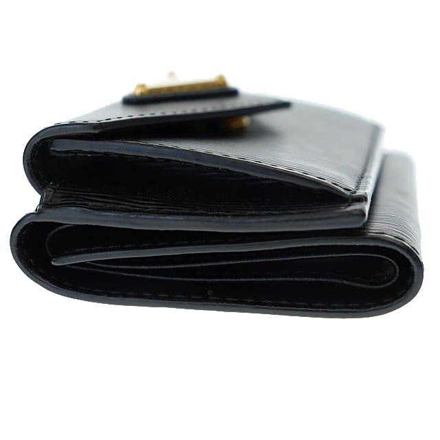 Prada Vittero Move Triangle Logo Compact Wallet Trifold Wallet 1mh021 Black