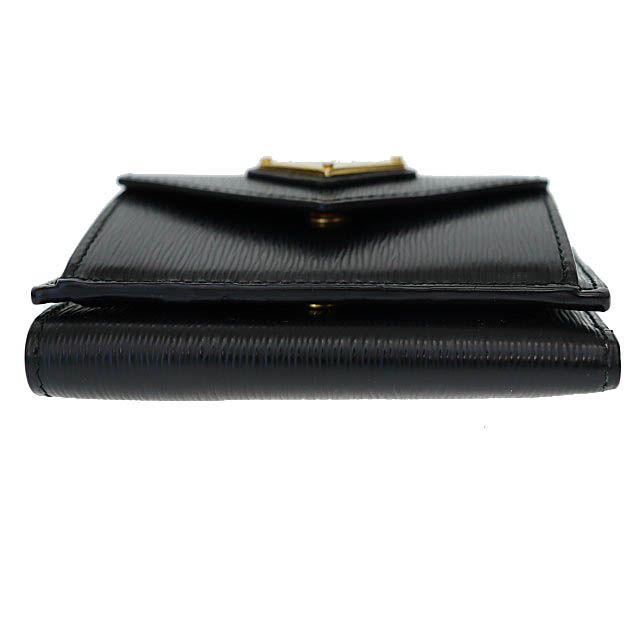 Prada Vittero Move Triangle Logo Compact Wallet Trifold Wallet 1mh021 Black