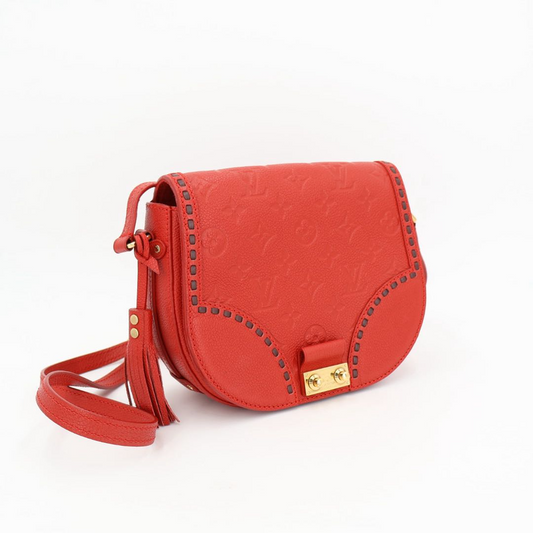 Louis Vuitton Monogram And Empreinte Juno Shoulder Bag