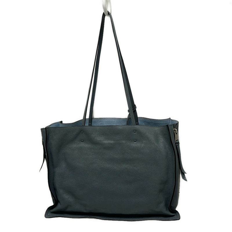 Prada Shoulder Bag Etiquette 1bg118 Grey Leather