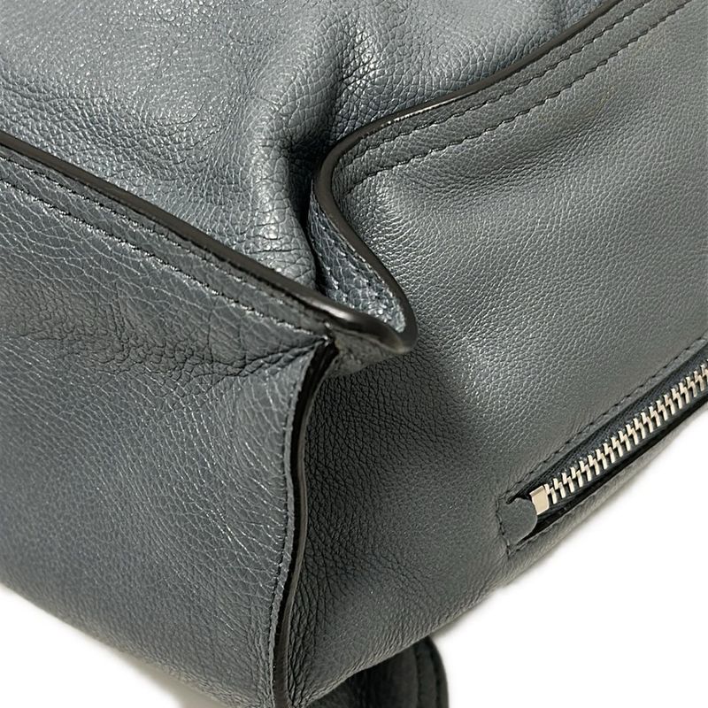 Prada Shoulder Bag Etiquette 1bg118 Grey Leather