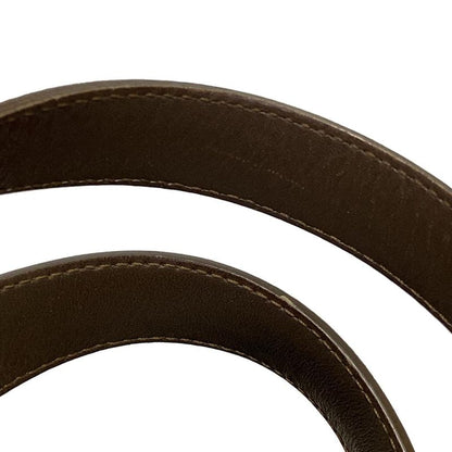 Chanel New Travel Line Business Bag Brown×khaki Leather