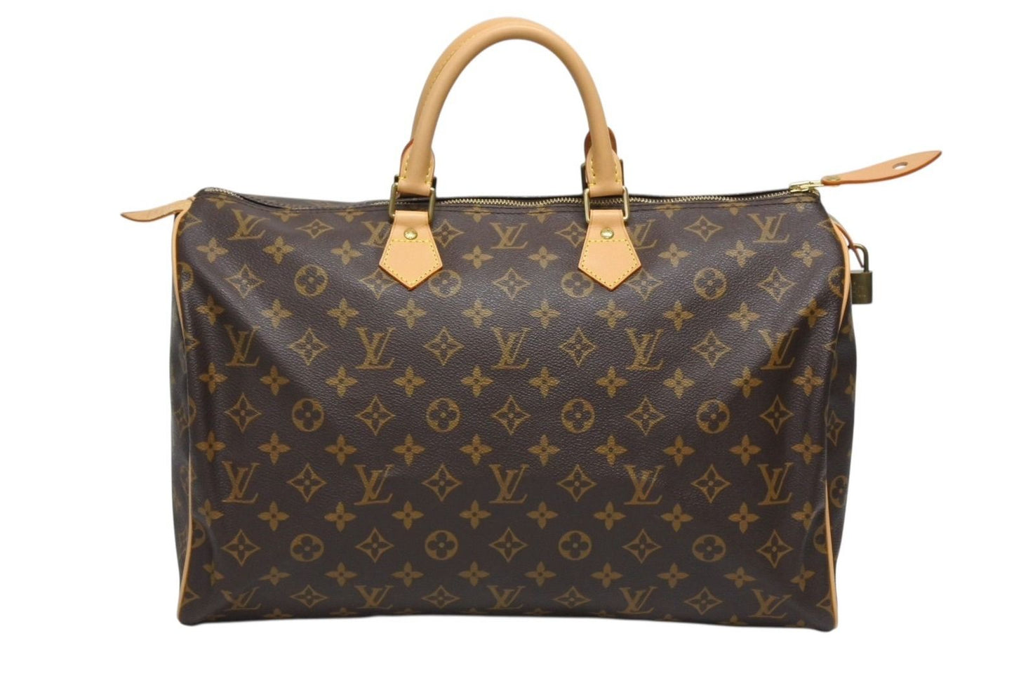 Louis Vuitton Speedy 40 Handbag Monogram Coating Brown