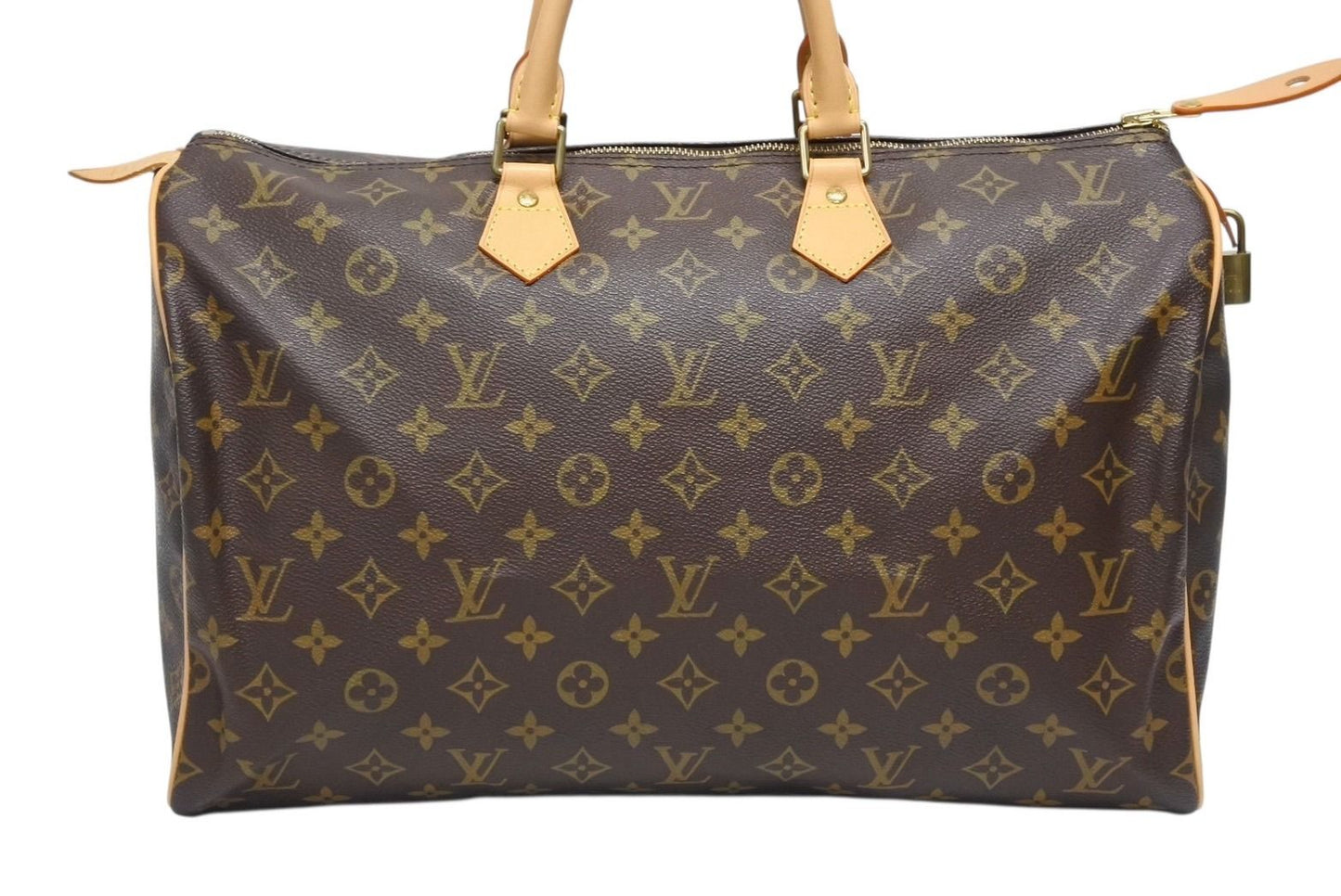 Louis Vuitton Speedy 40 Handbag Monogram Coating Brown — view 2