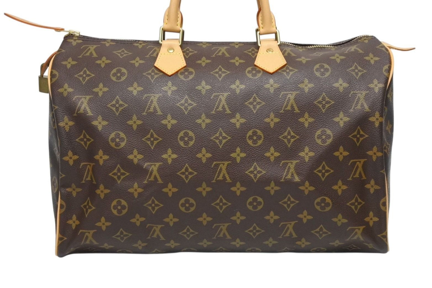 Louis Vuitton Speedy 40 Handbag Monogram Coating Brown — view 3