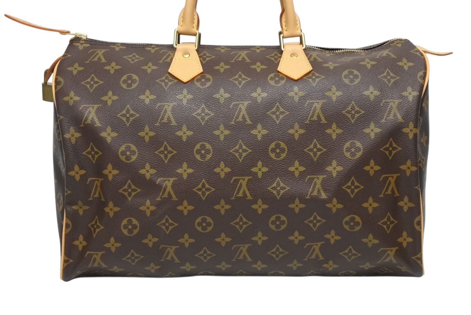 Louis Vuitton Speedy 40 Handbag Monogram Coating Brown — view 3