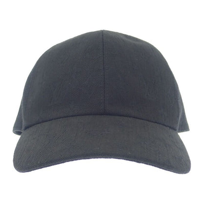 Louis Vuitton Monogram Essential M76585 Baseball Cap Cotton Leather Black Men's