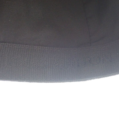 Louis Vuitton Monogram Essential M76585 Baseball Cap Cotton Leather Black Men's