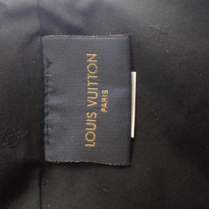 Louis Vuitton Monogram Essential M76585 Baseball Cap Cotton Leather Black Men's