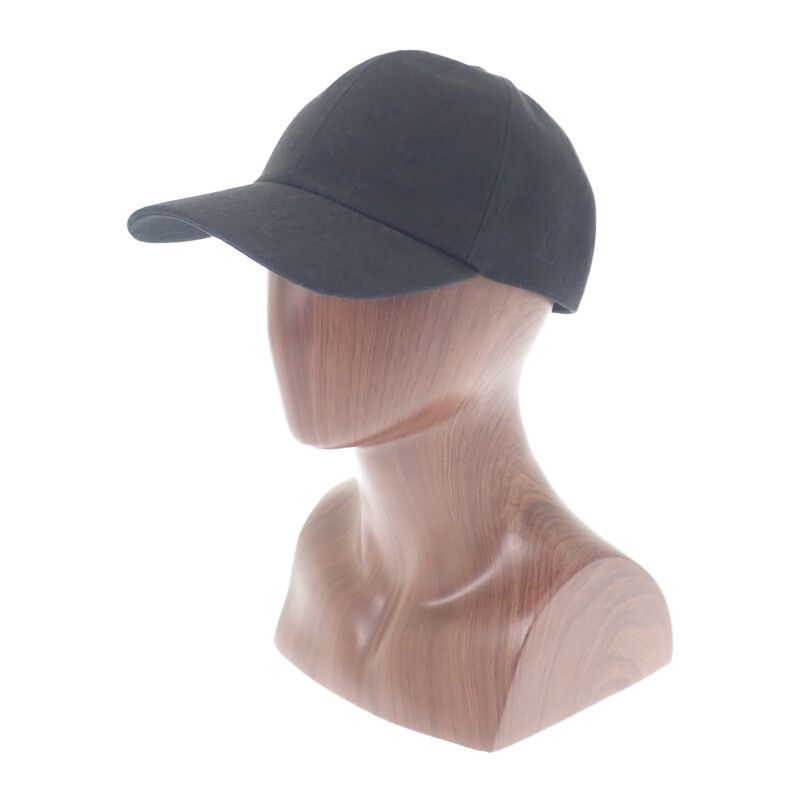 Louis Vuitton Monogram Essential M76585 Baseball Cap Cotton Leather Black Men's