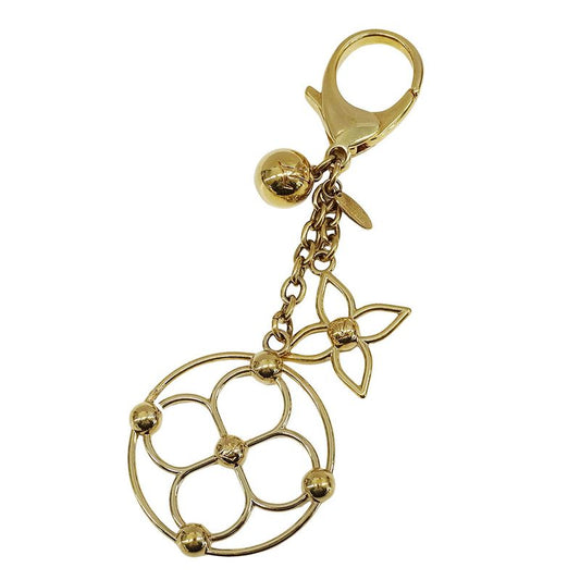 Louis Vuitton Charm Women's Branded Metal Bag Charm Bloomy Gold M67931 Key