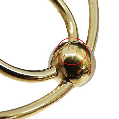 Louis Vuitton Charm Women's Branded Metal Bag Charm Bloomy Gold M67931 Key