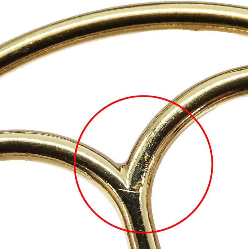 Louis Vuitton Charm Women's Branded Metal Bag Charm Bloomy Gold M67931 Key