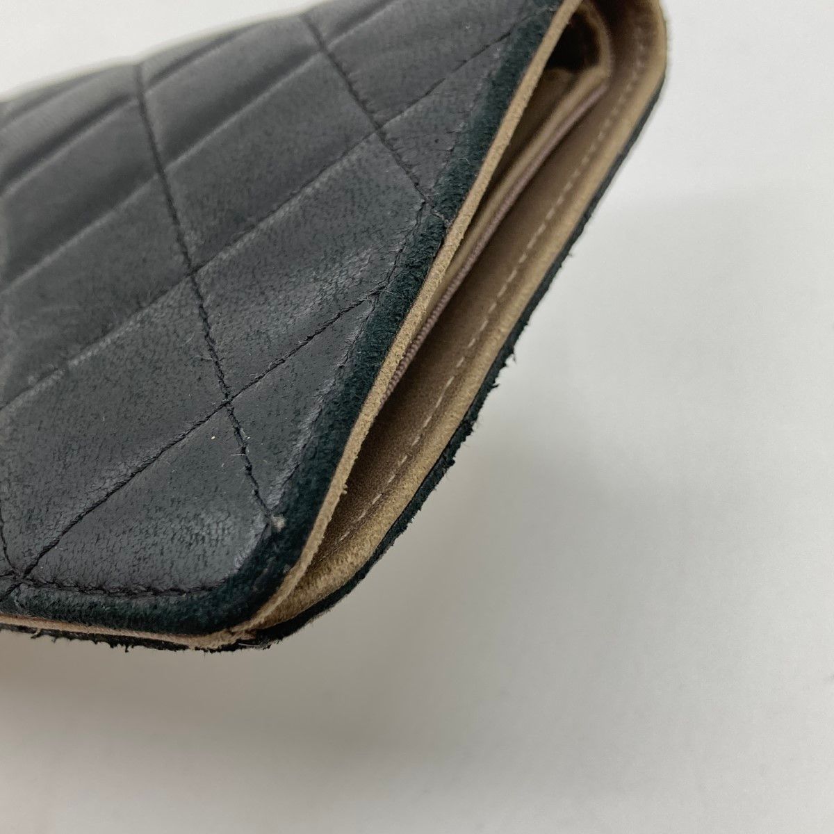 Chanel Matelasse Long Wallet Black