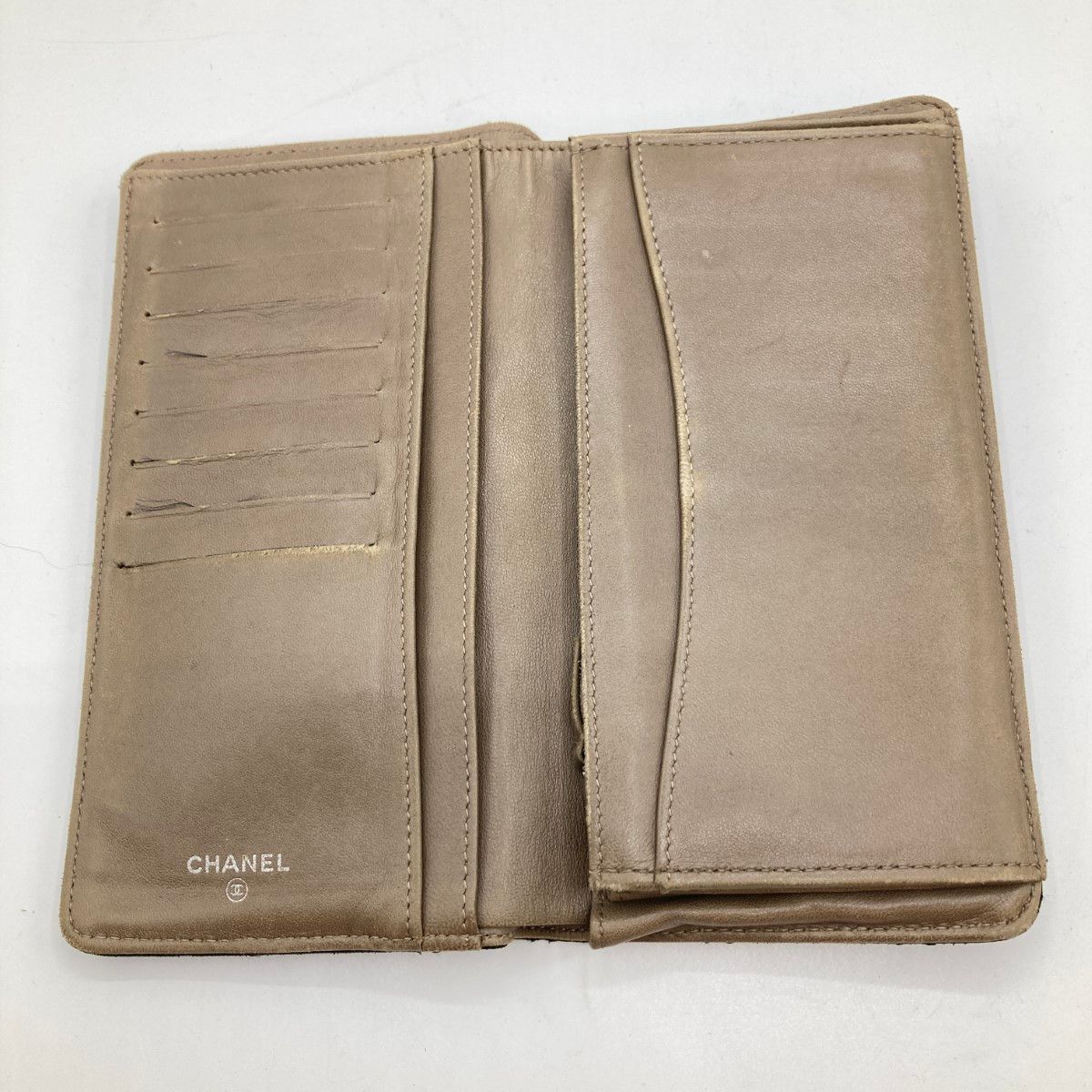 Chanel Matelasse Long Wallet Black