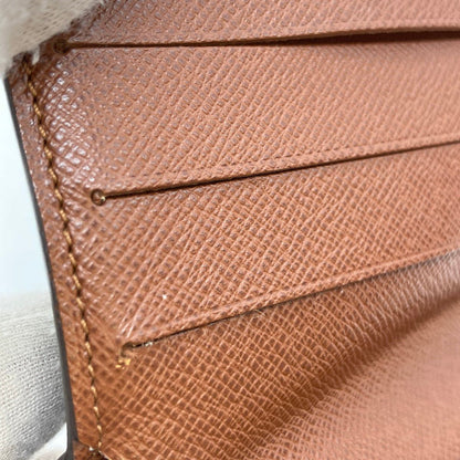 Louis Vuitton Monogram Compact Zip Bifold Wallet Wallet M61667 Brown