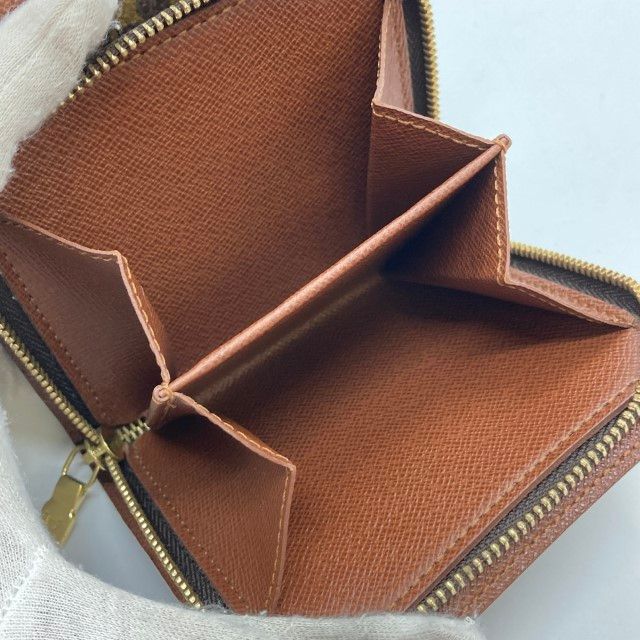 Louis Vuitton Monogram Compact Zip Bifold Wallet Wallet M61667 Brown