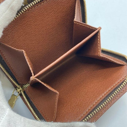 Louis Vuitton Monogram Compact Zip Bifold Wallet Wallet M61667 Brown