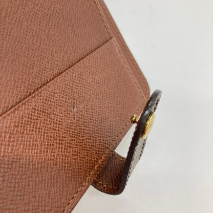 Louis Vuitton Monogram Compact Zip Bifold Wallet Wallet M61667 Brown