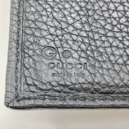 Gucci Soho Trifold Wallet GG Mark 598207 Black Shape Softening Yes