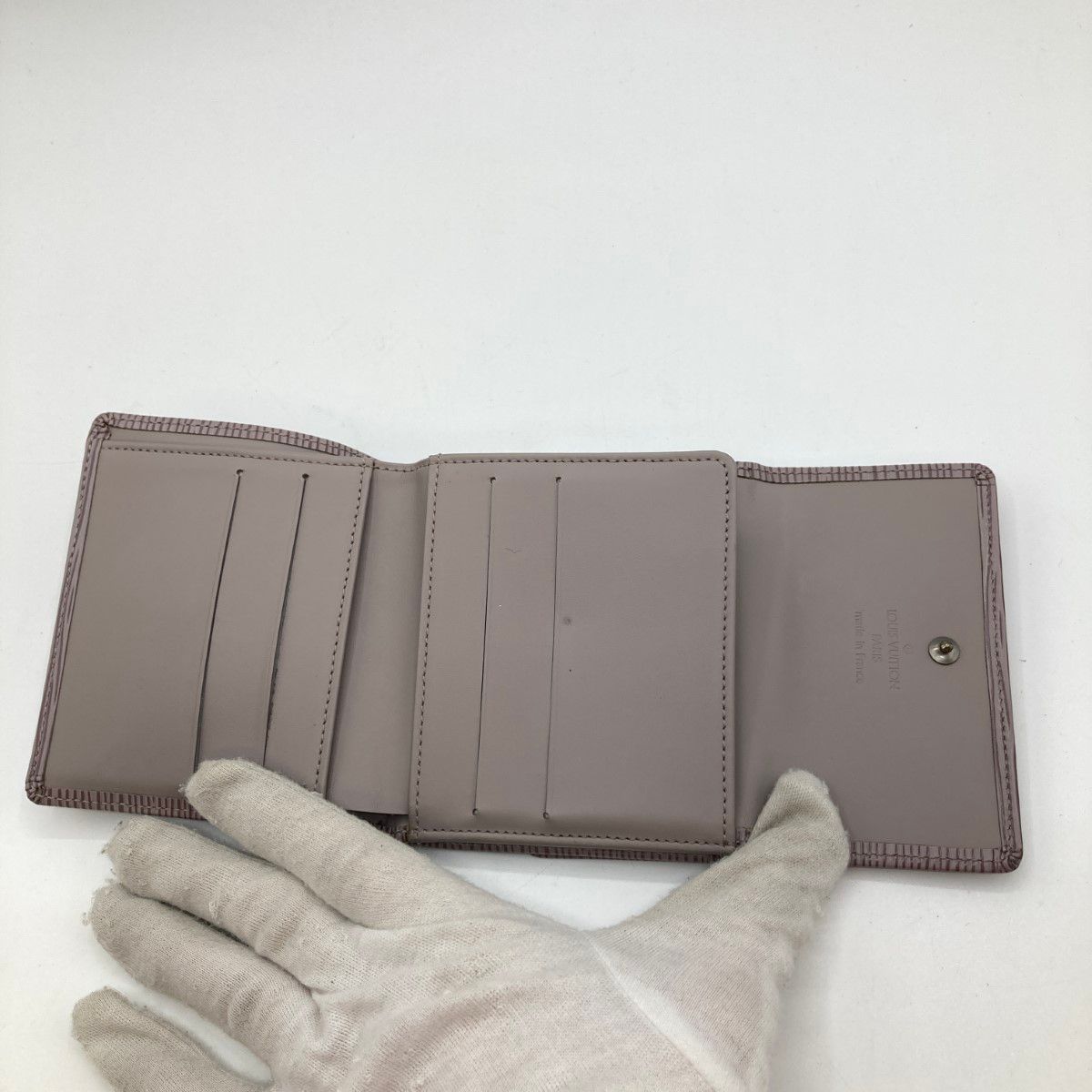 Louis Vuitton Epi Portomone Cult Credit Bifold Wallet M6348b Lira