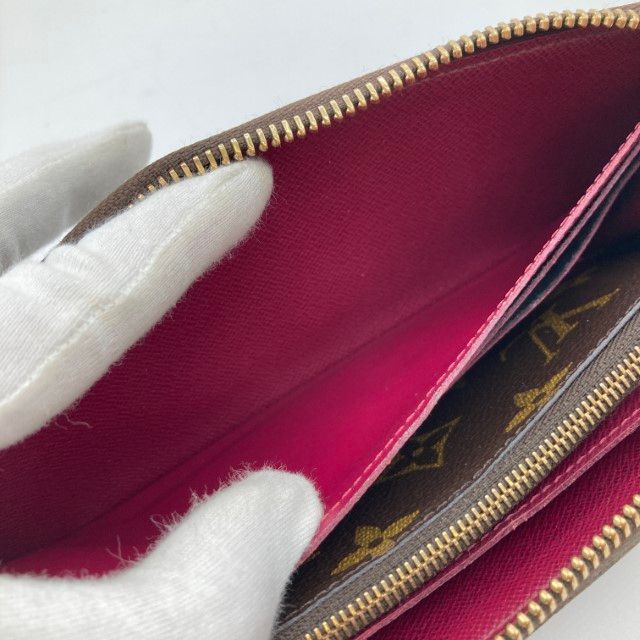 Louis Vuitton Monogram Portefeuille Clemence Long Wallet M60742 Fuchsia