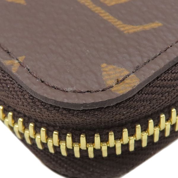Louis Vuitton Long Wallet Zippy Wallet Monogram Canvas Brown Gold Hardware
