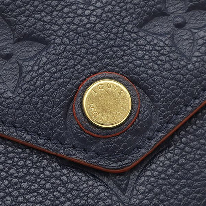 Louis Vuitton Trifold Wallet Portefeuille Victorine Monogram Empreinte Marine