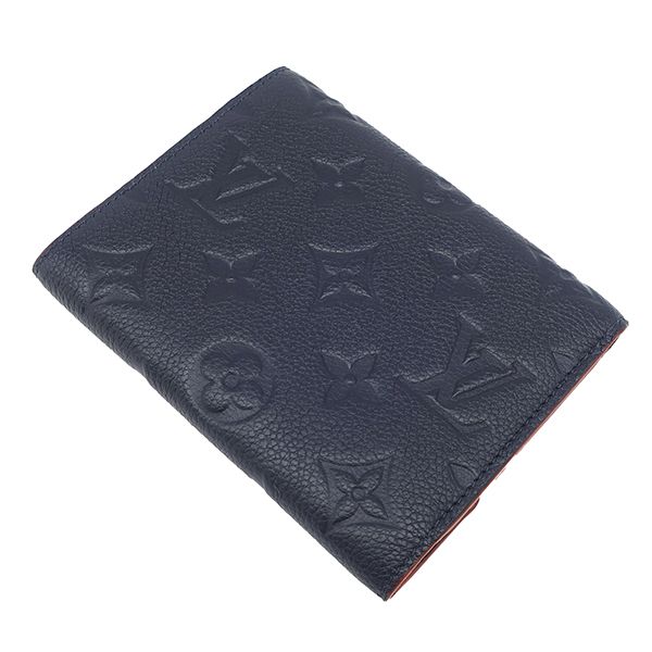 Louis Vuitton Trifold Wallet Portefeuille Victorine Monogram Empreinte Marine