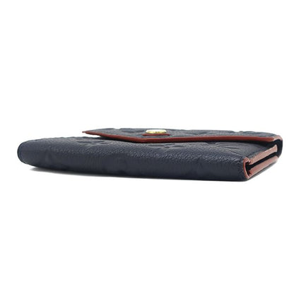 Louis Vuitton Trifold Wallet Portefeuille Victorine Monogram Empreinte Marine